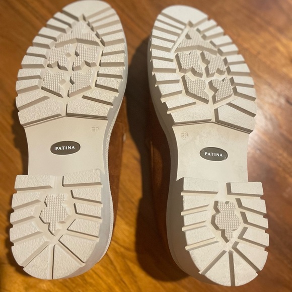 Women’s Rust Brown Suede Loafers by Patina - Picture 5 of 8